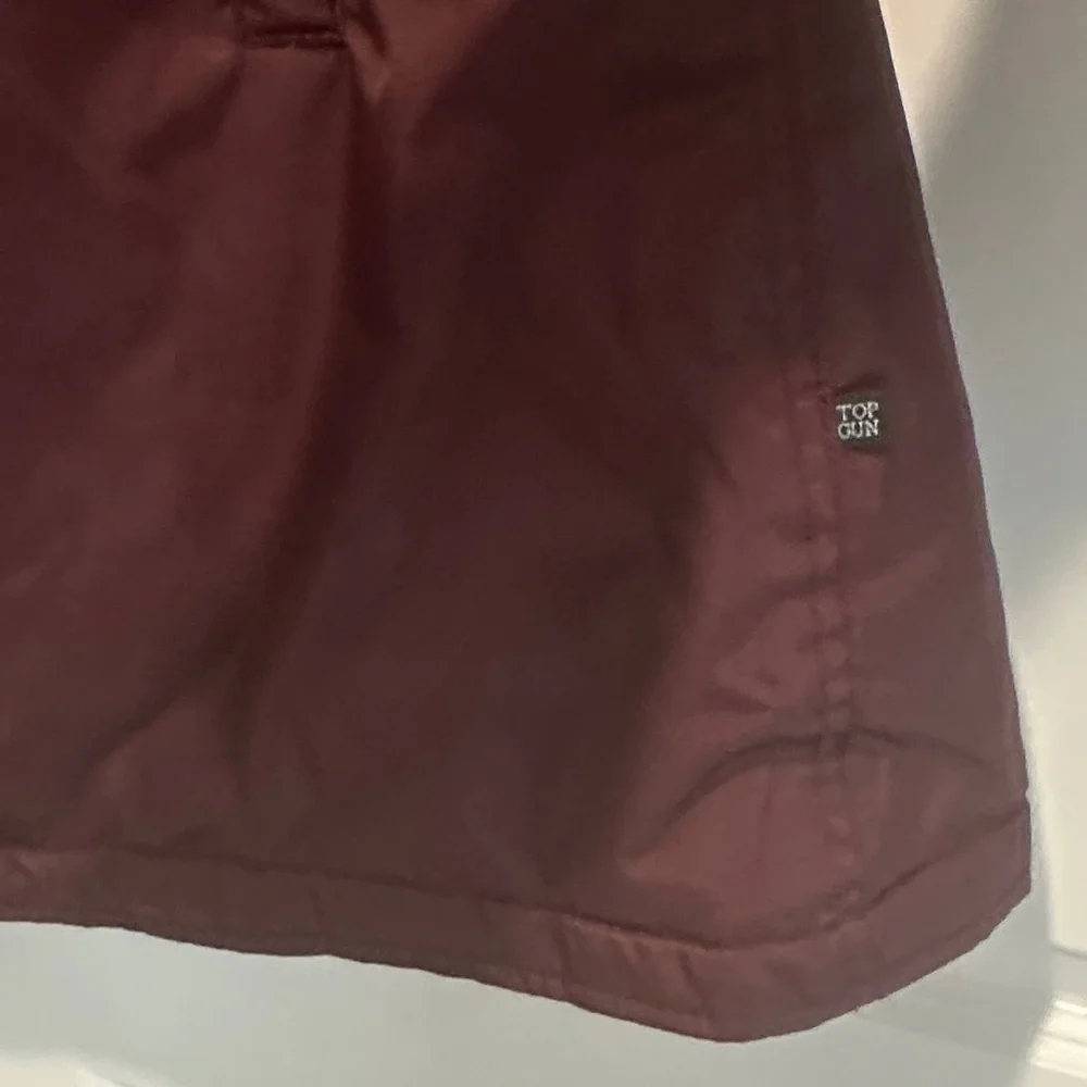Women's Maroon Insulated Ski Jacket - Picture 6 of 16